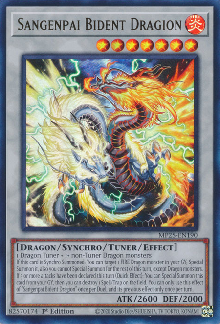 Sangenpai Bident Dragion - MP25-EN190 - Ultra Rare  1
