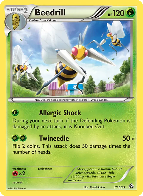 Beedrill - XY5-3 - Rare