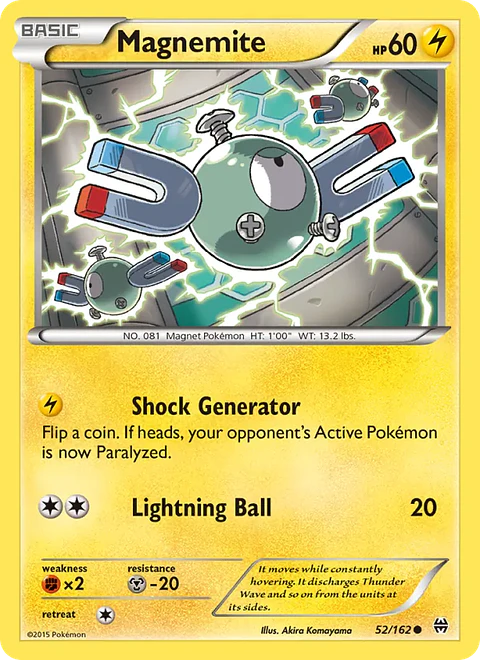 Magnemite - XY8-52 - Common
