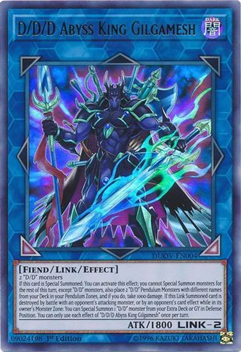 D/D/D Abyss King Gilgamesh - DUOV-EN004 - Ultra Rare