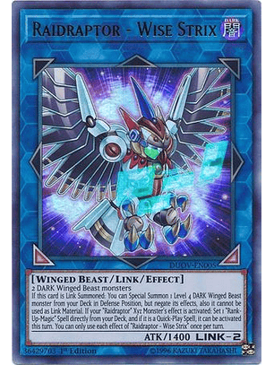 Raidraptor - Wise Strix - DUOV-EN005 - Ultra Rare