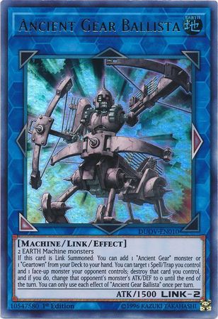 Ancient Gear Ballista - DUOV-EN010 - Ultra Rare 1