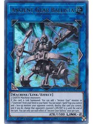Ancient Gear Ballista - DUOV-EN010 - Ultra Rare