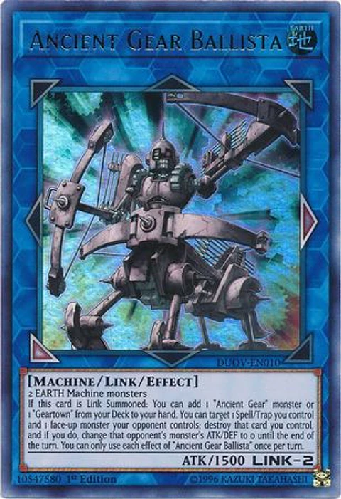 Ancient Gear Ballista - DUOV-EN010 - Ultra Rare