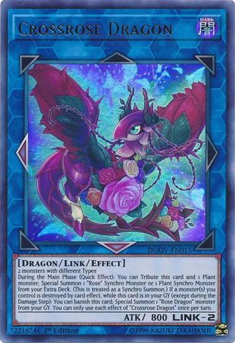 Crossrose Dragon - DUOV-EN015 - Ultra Rare