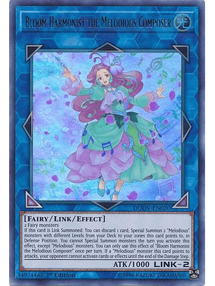 Bloom Harmonist the Melodious Composer - DUOV-EN020 - Ultra Rare