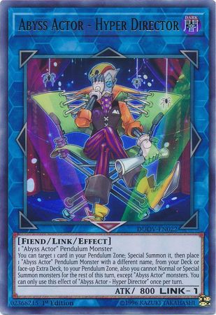 Abyss Actor - Hyper Director - DUOV-EN022 - Ultra Rare 1
