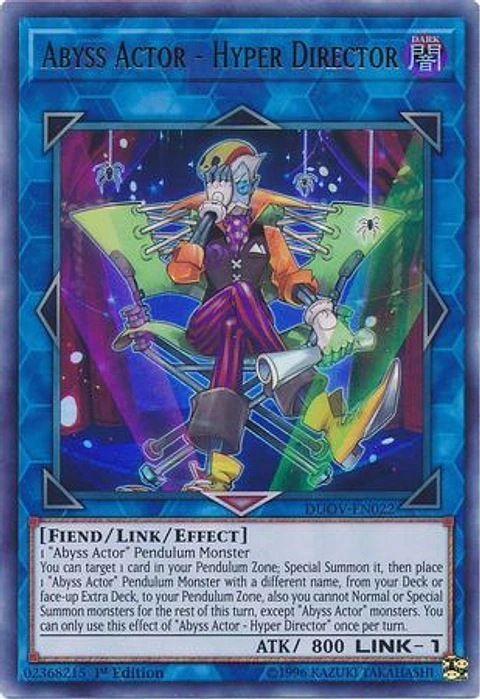 Abyss Actor - Hyper Director - DUOV-EN022 - Ultra Rare