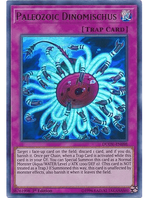Paleozoic Dinomischus - DUOV-EN098 - Ultra Rare 