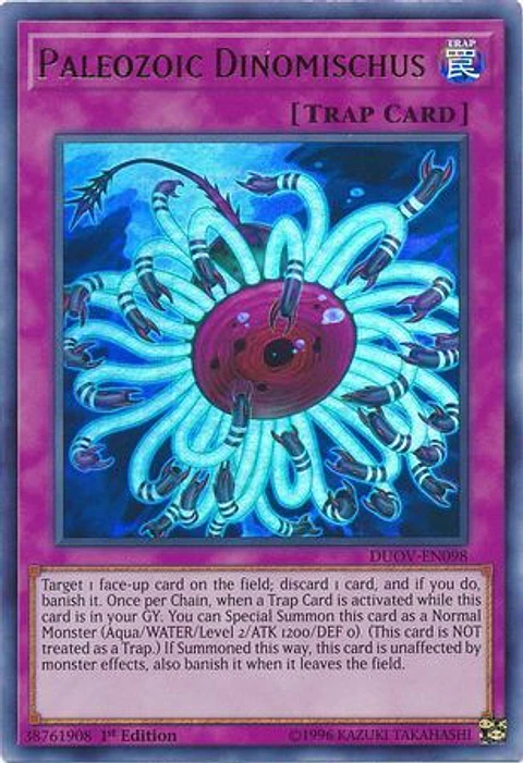 Paleozoic Dinomischus - DUOV-EN098 - Ultra Rare 