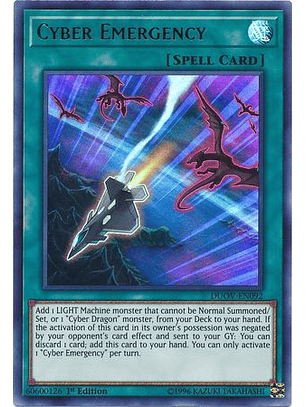 Cyber Emergency - DUOV-EN092 - Ultra Rare 