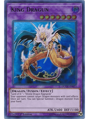 King Dragun - DUOV-EN077 - Ultra Rare