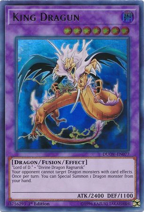 King Dragun - DUOV-EN077 - Ultra Rare