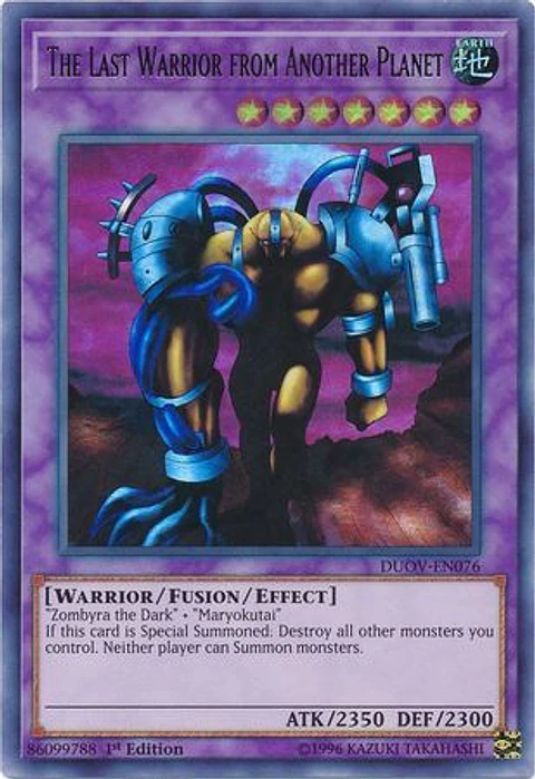 The Last Warrior from Another Planet - DUOV-EN076 - Ultra Rare 