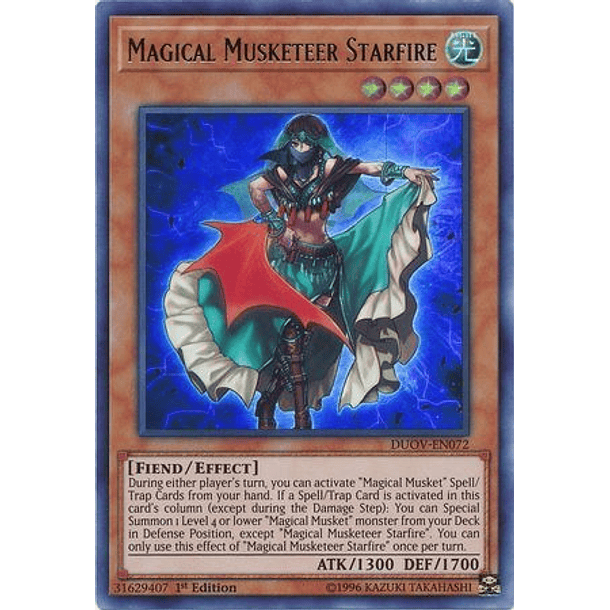 Magical Musketeer Starfire - DUOV-EN072 - Ultra Rare 