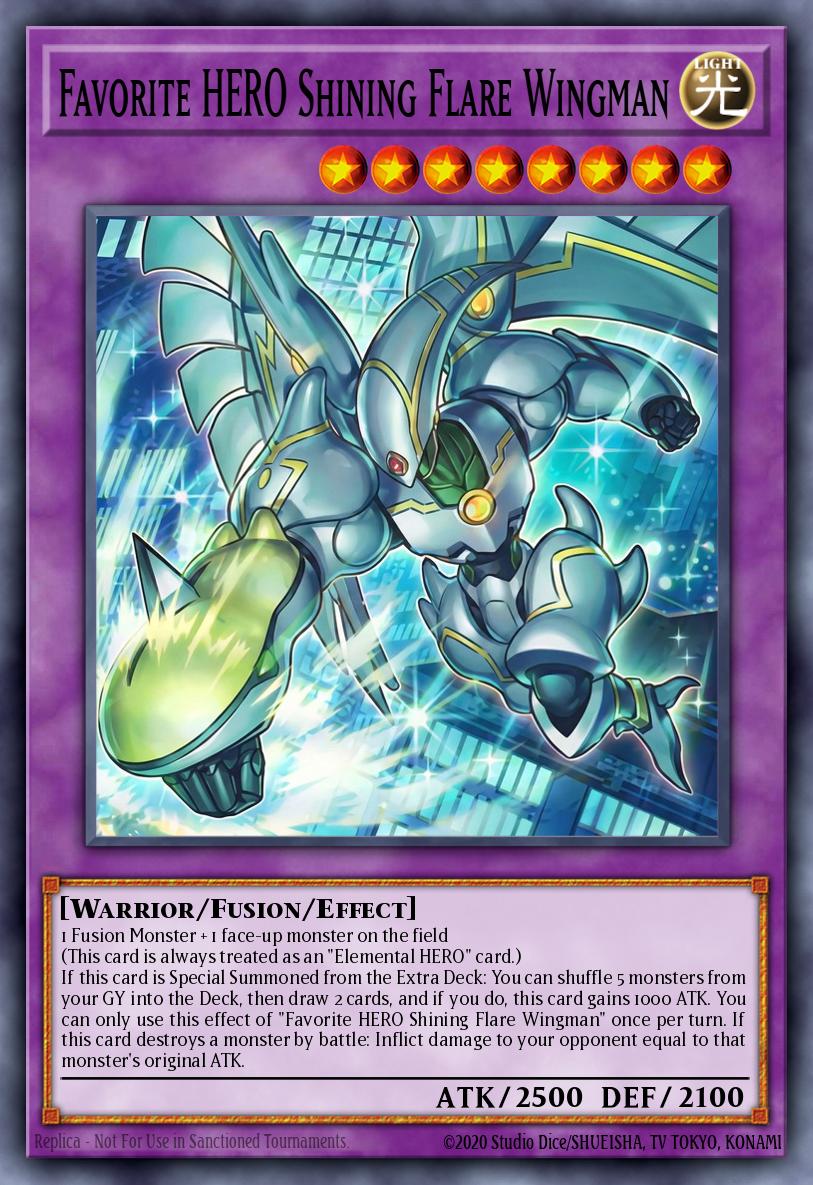 Favorite HERO Shining Flare Wingman - MAMO-EN004 - Ultra Rare 1