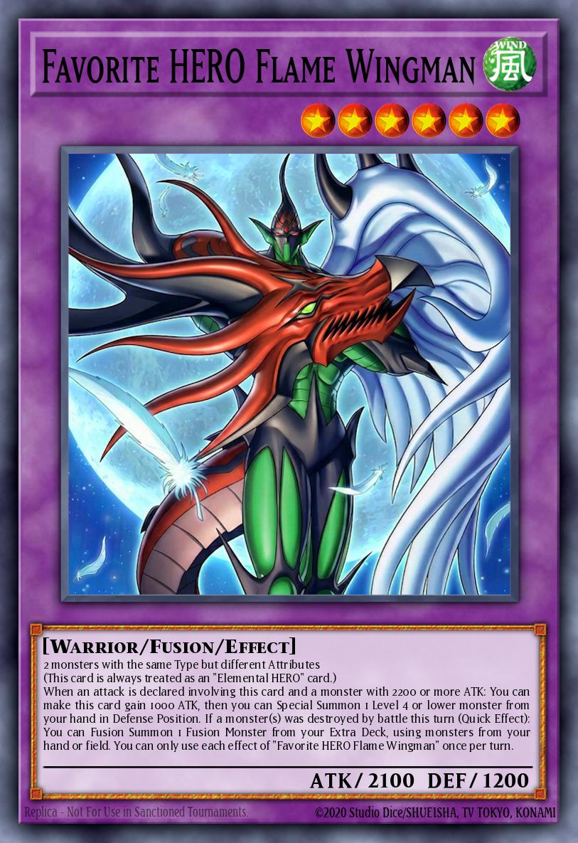 Favorite HERO Flame Wingman - MAMO-EN005 - Ultra Rare 1