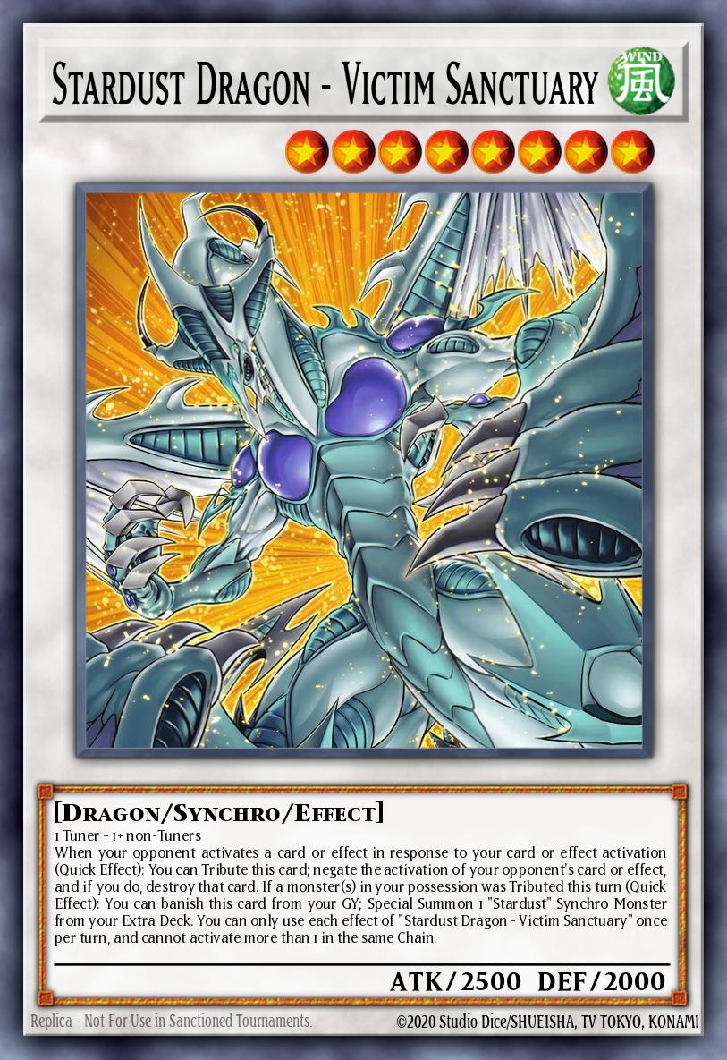 Stardust Dragon - Victim Sanctuary - MAMO-EN007 - Ultra Rare 1