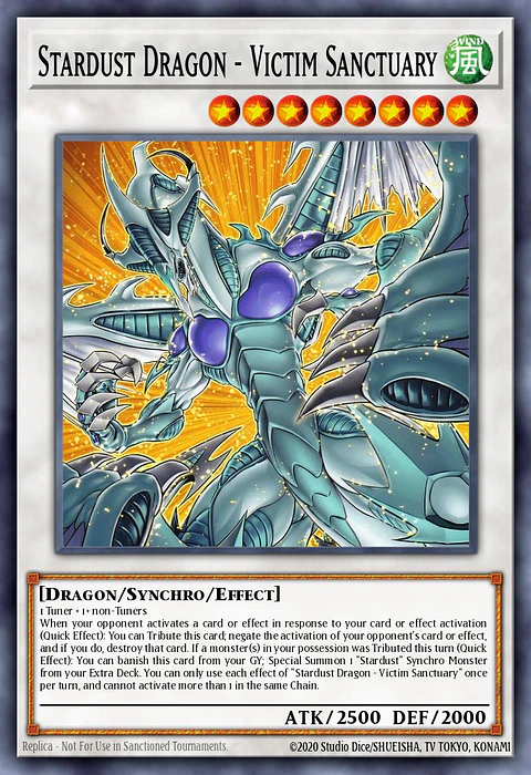Stardust Dragon - Victim Sanctuary - MAMO-EN007 - Ultra Rare