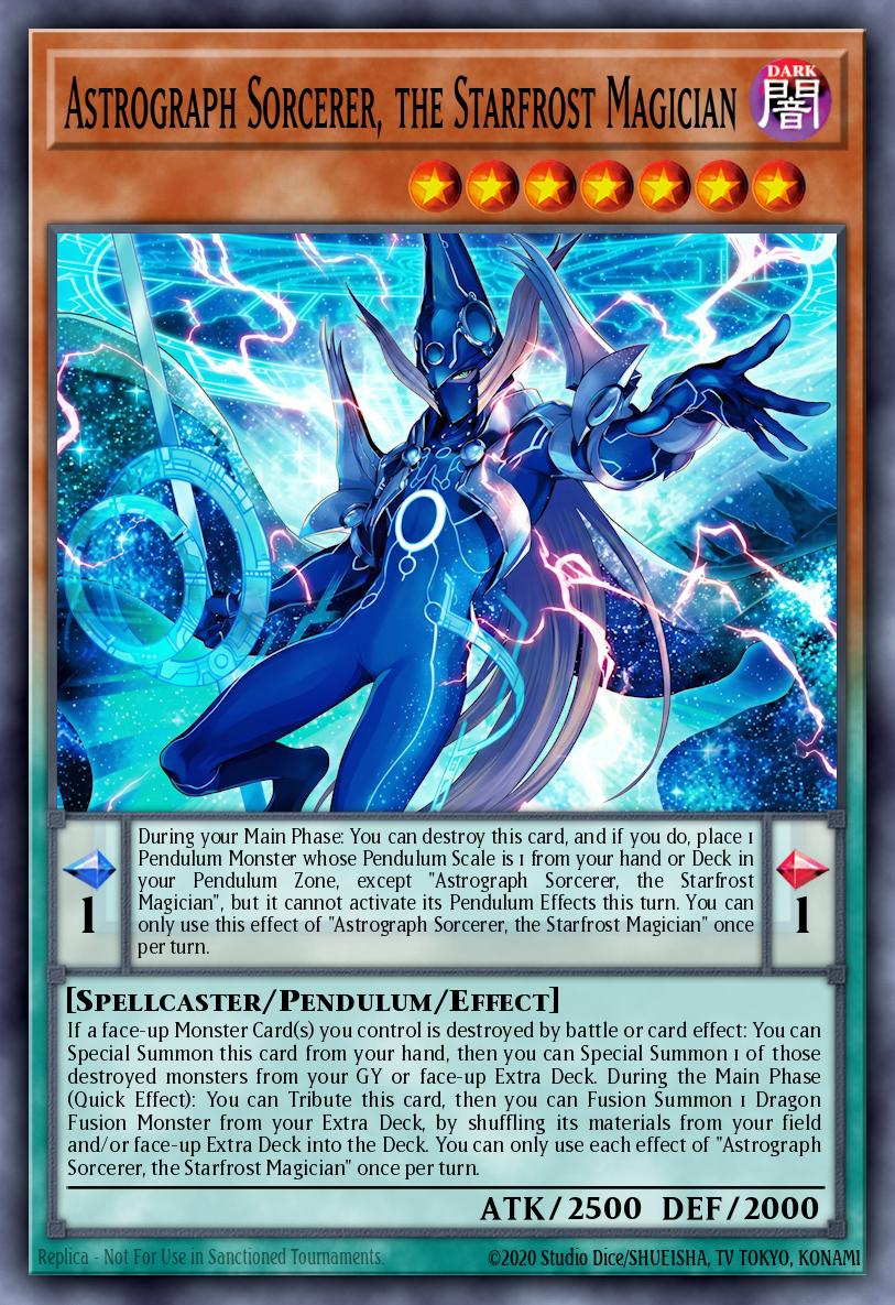 Astrograph Sorcerer, the Starfrost Magician - MAMO-EN015 - Ultra Rare 1