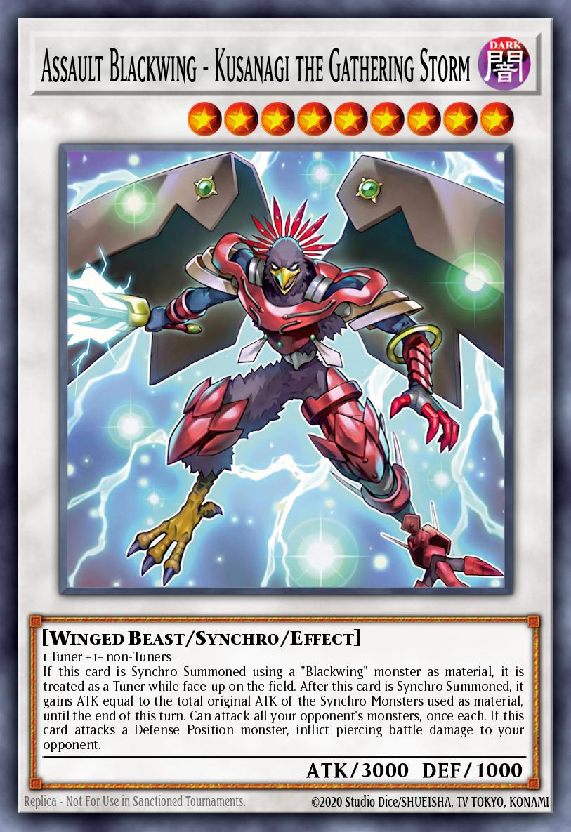 Assault Blackwing - Kusanagi the Gathering Storm - MAMO-EN026 - Ultra Rare 1