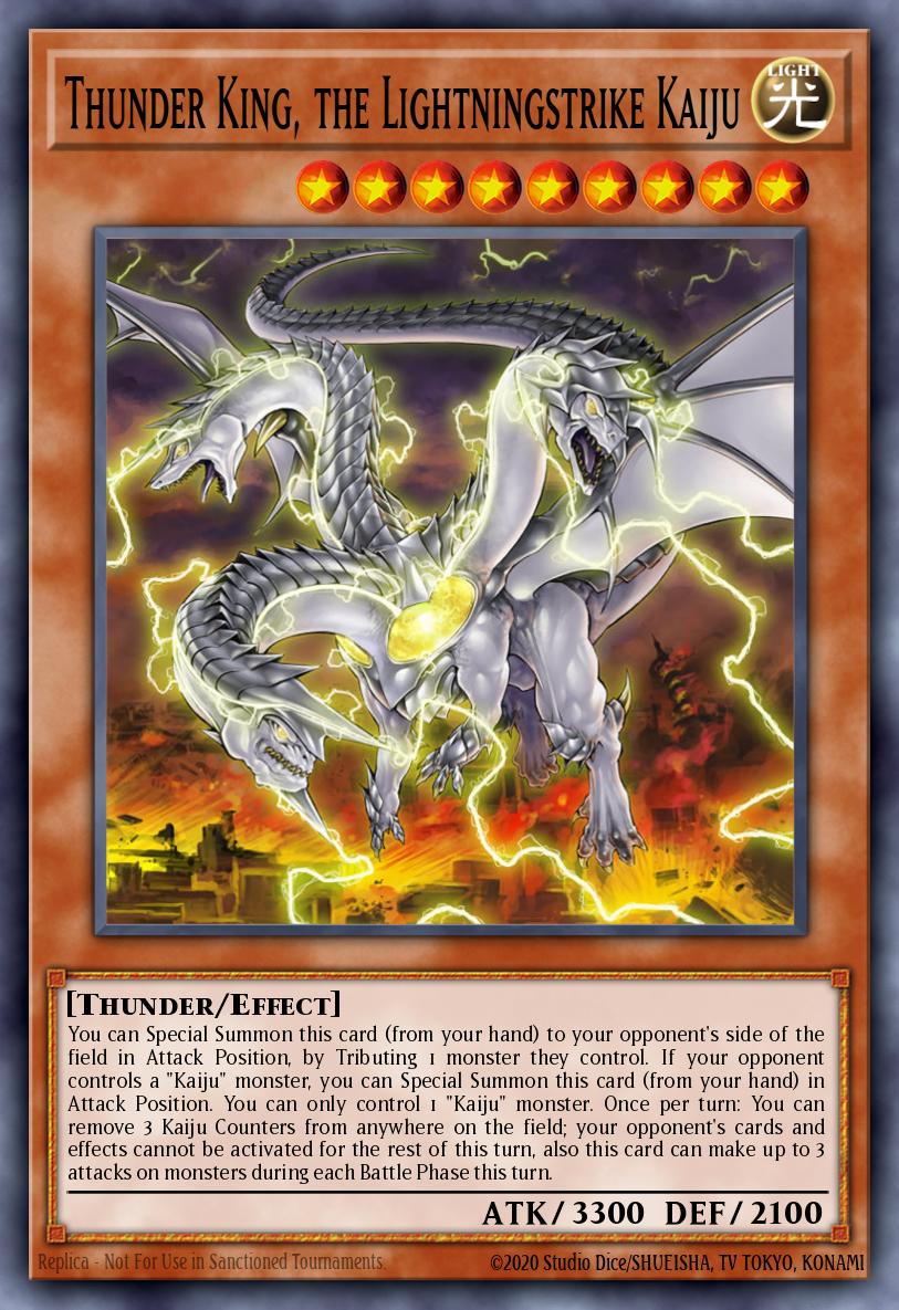 Thunder King, the Lightningstrike Kaiju - MAMO-EN046 - Ultra Rare 1