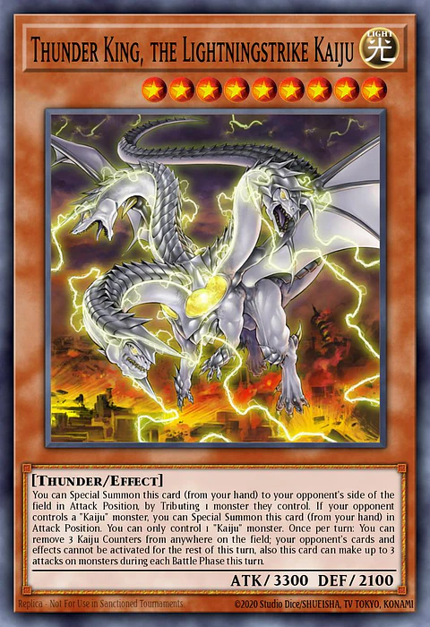 Thunder King, the Lightningstrike Kaiju - MAMO-EN046 - Ultra Rare
