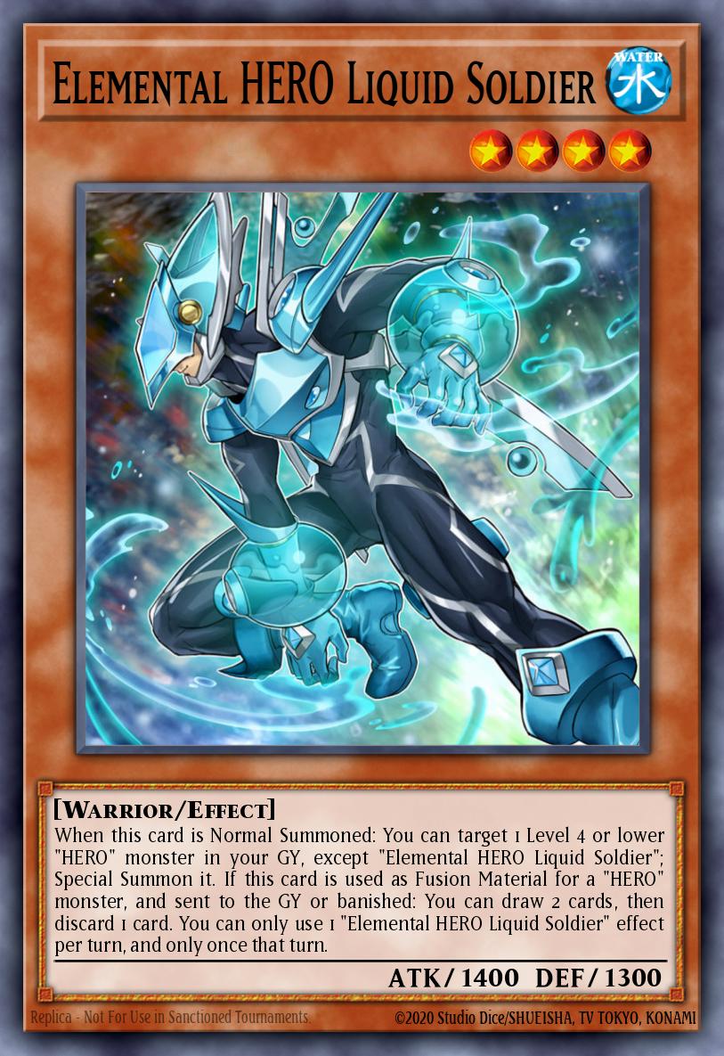 Elemental HERO Liquid Soldier - MAMO-EN047 - Ultra Rare 1