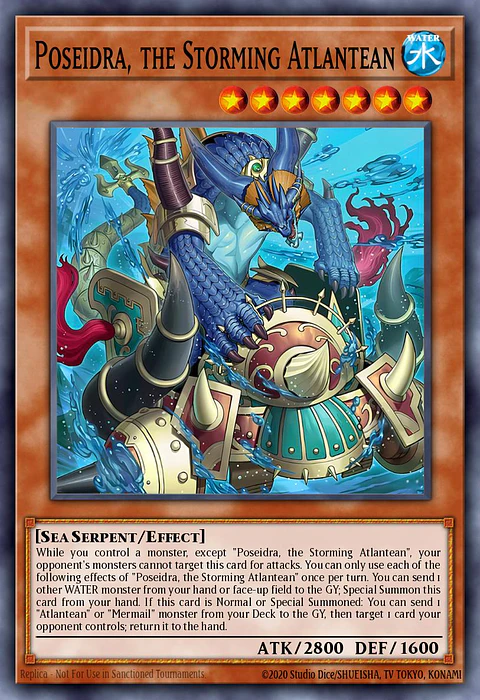 Poseidra, the Storming Atlantean - MAMO-EN055 - Ultra Rare
