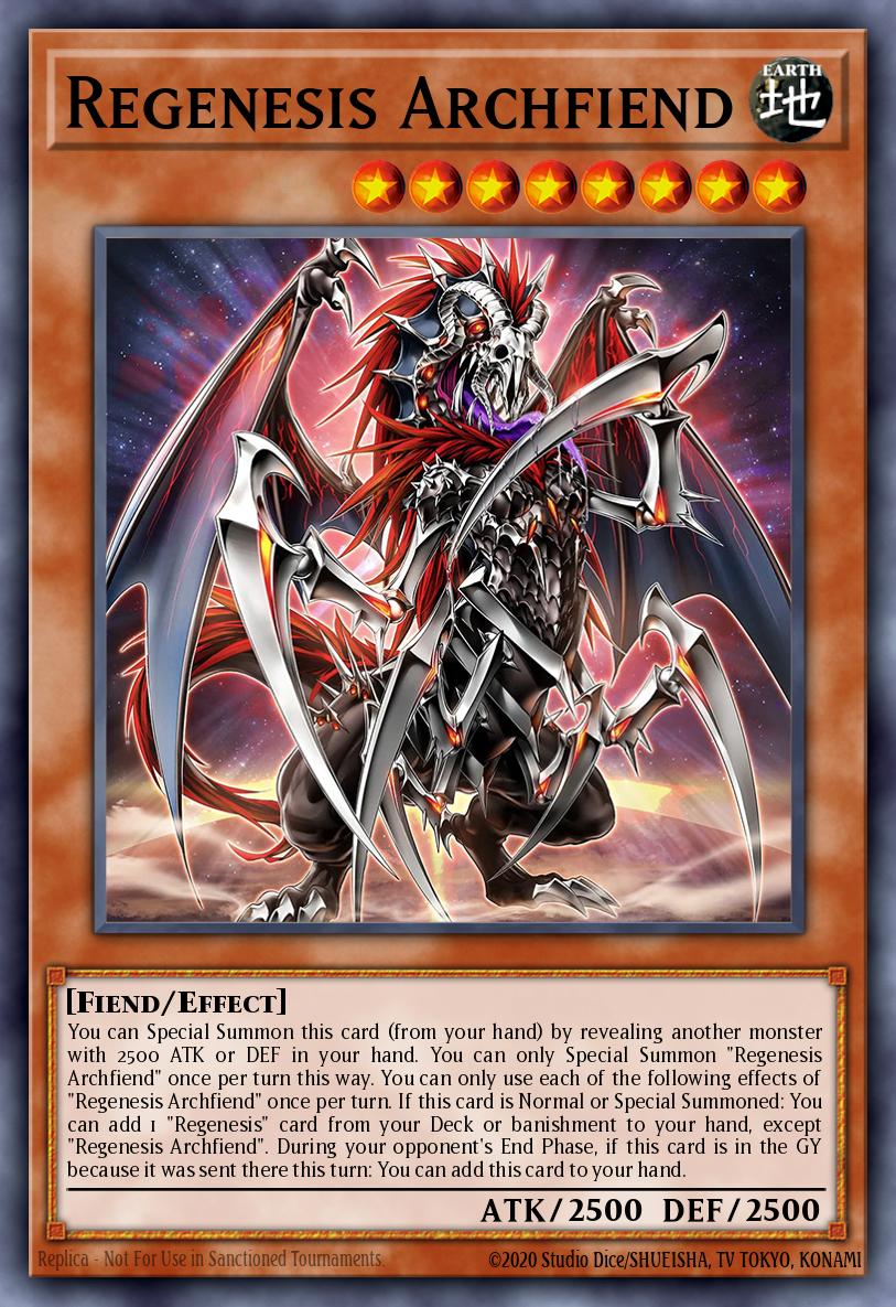 Regenesis Archfiend - MAMO-EN060 - Ultra Rare 1