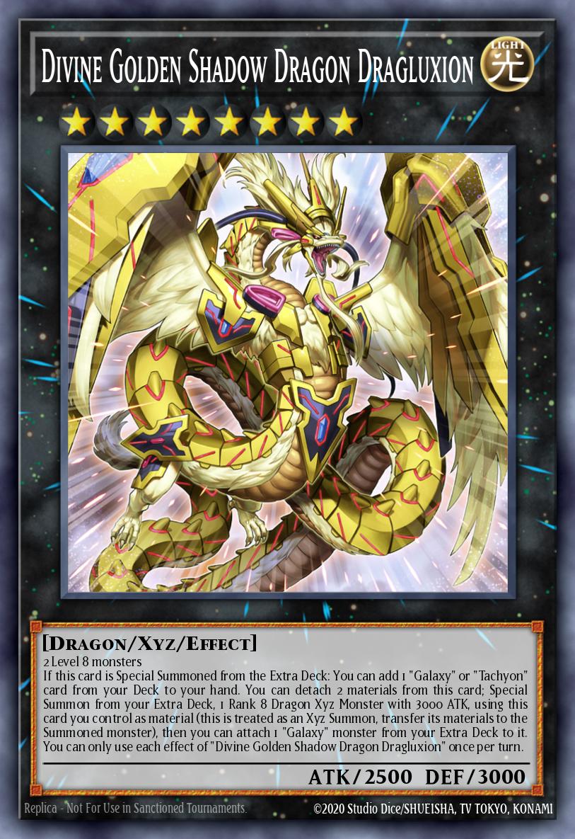 Divine Golden Shadow Dragon Dragluxion - MAMO-EN085 - Ultra Rare 1
