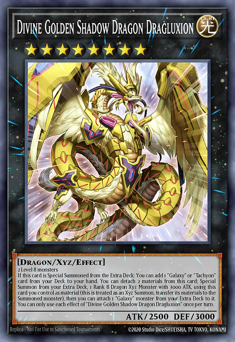 Divine Golden Shadow Dragon Dragluxion - MAMO-EN085 - Ultra Rare