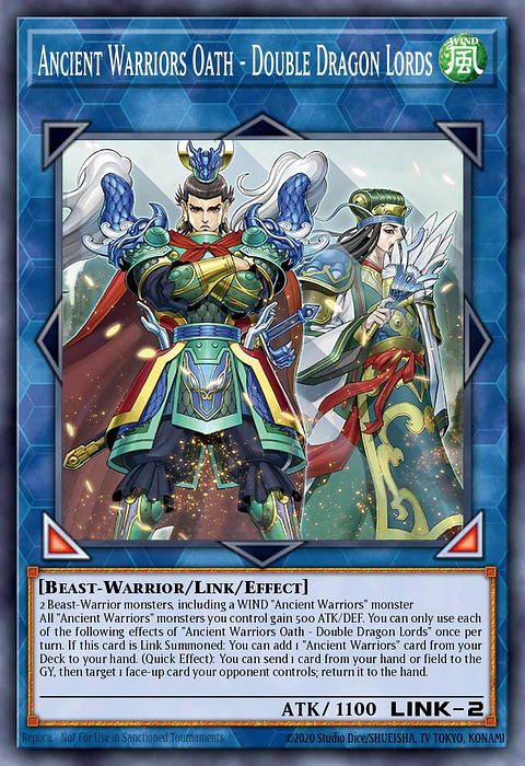 Ancient Warriors Oath - Double Dragon Lords - MAMO-EN088 - Ultra Rare