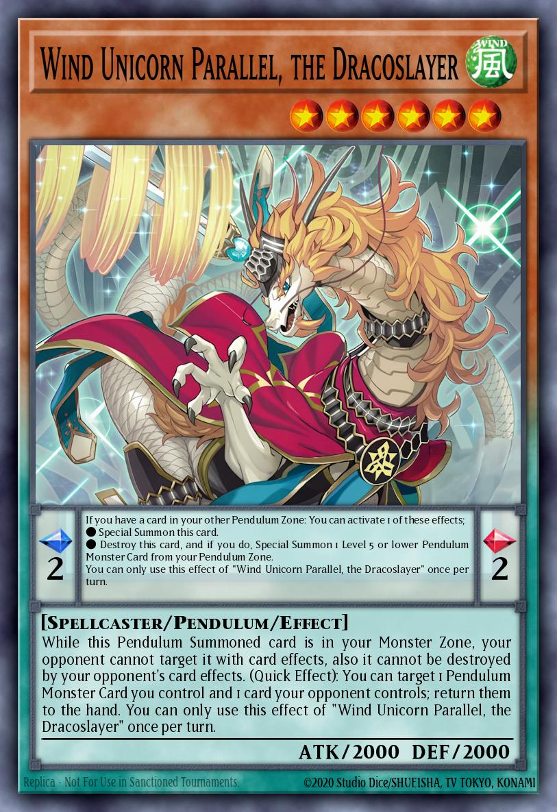 Wind Unicorn Parallel, the Dracoslayer - MAMO-EN125 - Secret Rare 1