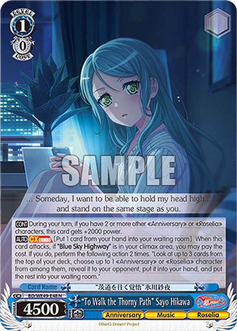 "To Walk the Thorny Path" Sayo Hikawa - BD/WE49-E48 - NORMAL