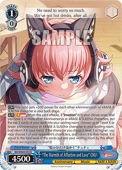 "The Warmth of Affection and Love" CHU - BD/WE49-E50 - NORMAL