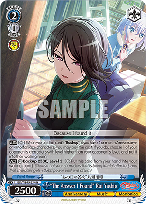 "The Answer I Found" Rui Yashio - BD/WE49-E54 - NORMAL