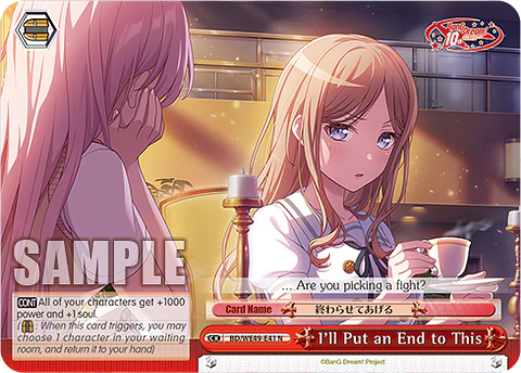 I'll Put an End to This - BD/WE49-E41 - NORMAL