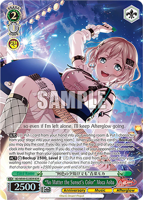 "No Matter the Sunset's Color" Moca Aoba (BDR) - BD/WE49-E22BDR - BAND RARE