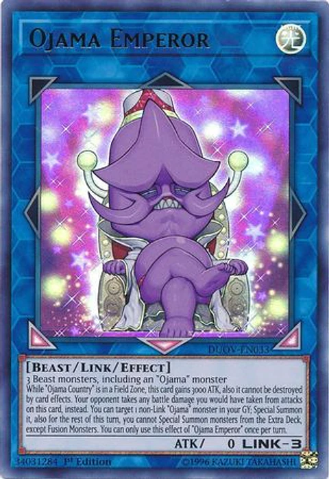 Ojama Emperor - DUOV-EN033 - Ultra Rare