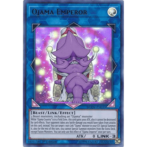 Ojama Emperor - DUOV-EN033 - Ultra Rare