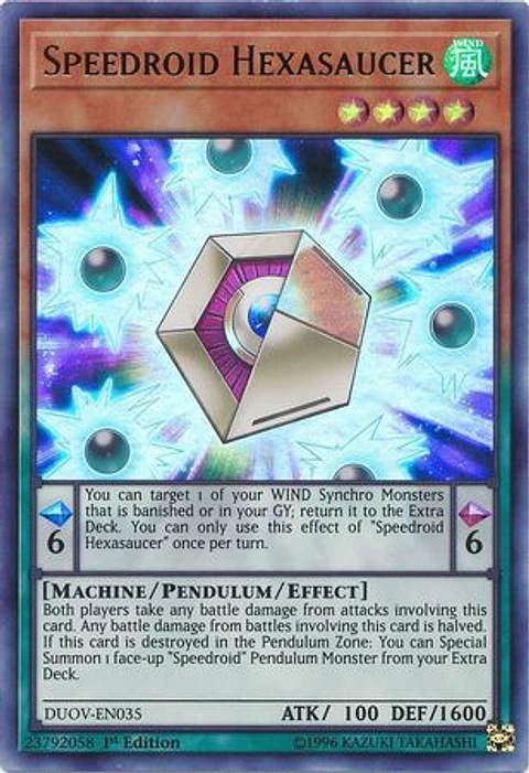 Speedroid Hexasaucer - DUOV-EN035 - Ultra Rare