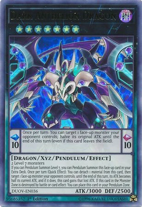 Dark Anthelion Dragon - DUOV-EN036 - Ultra Rare