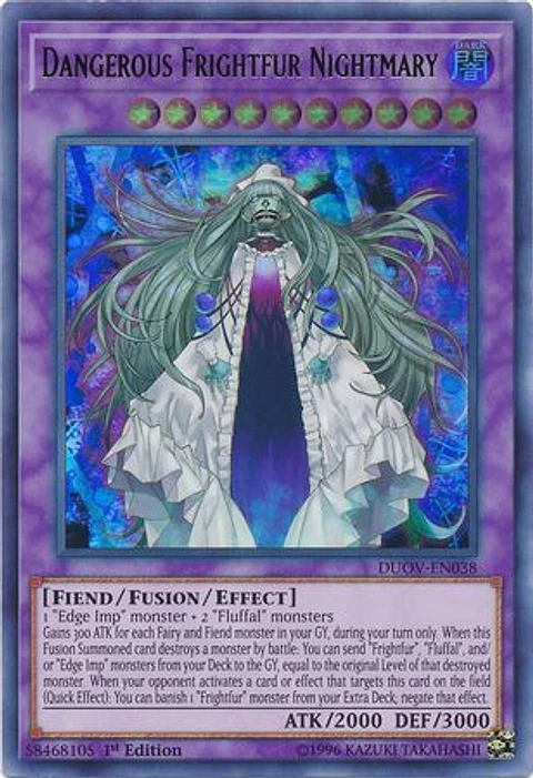 Dangerous Frightfur Nightmary - DUOV-EN038 - Ultra Rare