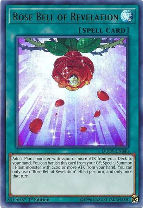 Rose Bell of Revelation - DUOV-EN040 - Ultra Rare