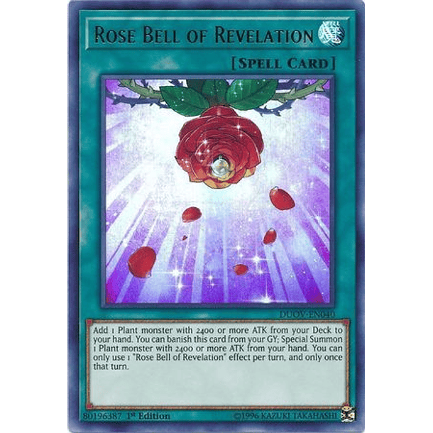 Rose Bell of Revelation - DUOV-EN040 - Ultra Rare