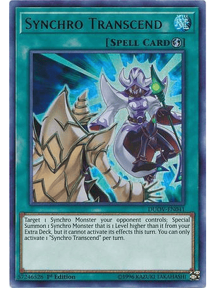 Synchro Transcend - DUOV-EN041 - Ultra Rare