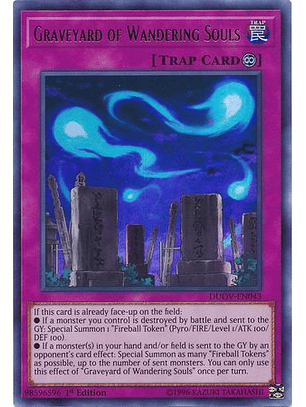 Graveyard of Wandering Souls - DUOV-EN043 - Ultra Rare