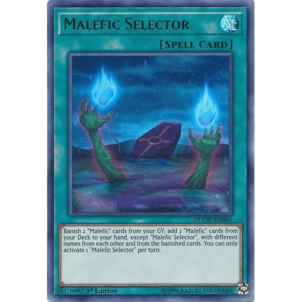 Malefic Selector - DUOV-EN045 - Ultra Rare 