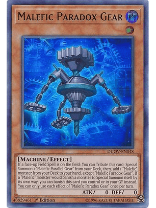 Malefic Paradox Gear - DUOV-EN048 - Ultra Rare